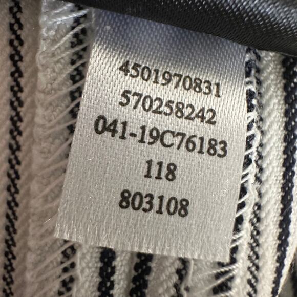 CHICOS | Womens So Slimming Pinstripe Straight Leg  Size M 10 Chico’s size 1.5 - Picture 11 of 11